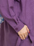 Sparkle Purple Linen Suit - Khotwh